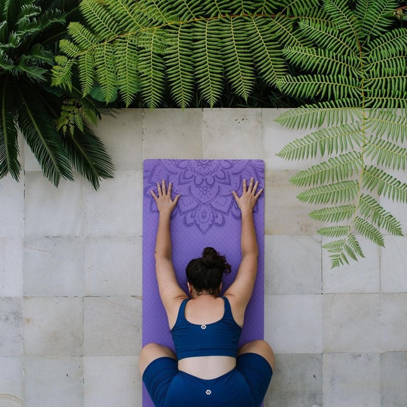 【Yoga Design Lab】フローマット TPE 環境に優しいヨガマット 6mm - ラベンダー - ヨガマット - サステナブル素材 パープル