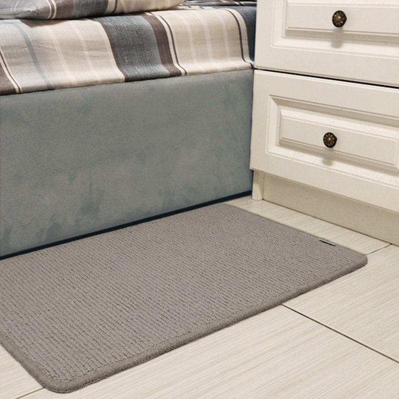 Ecodailylife 北欧シンプルウールフロアマット-ライトグレー(新品) - 絨毯・カーペット - ウール グレー