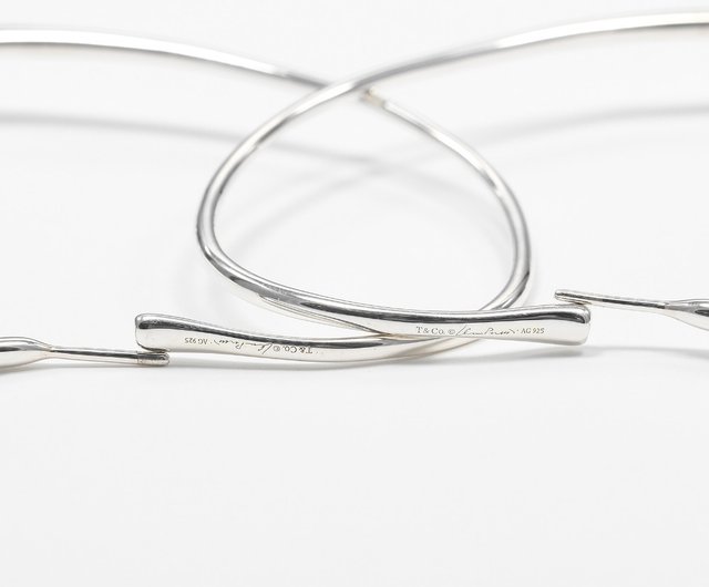 日本直送】ティファニー ピアス オープンハート ラージ フープ ピアス