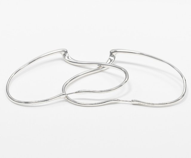 日本直送】ティファニー ピアス オープンハート ラージ フープ ピアス