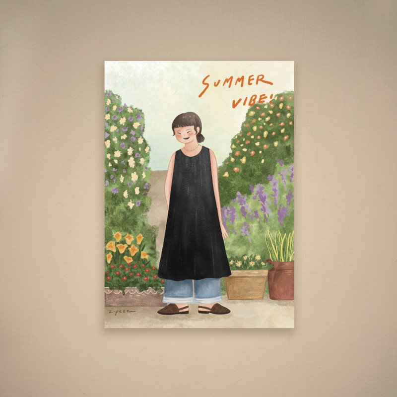 Summer Vibe | 明信片 - 卡片/明信片 - 紙 多色