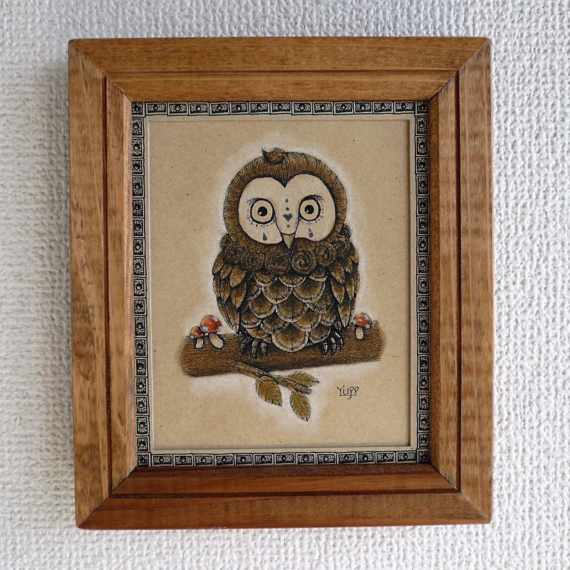 【Framed Entertainment】 Owl 1 - โปสเตอร์ - กระดาษ ขาว