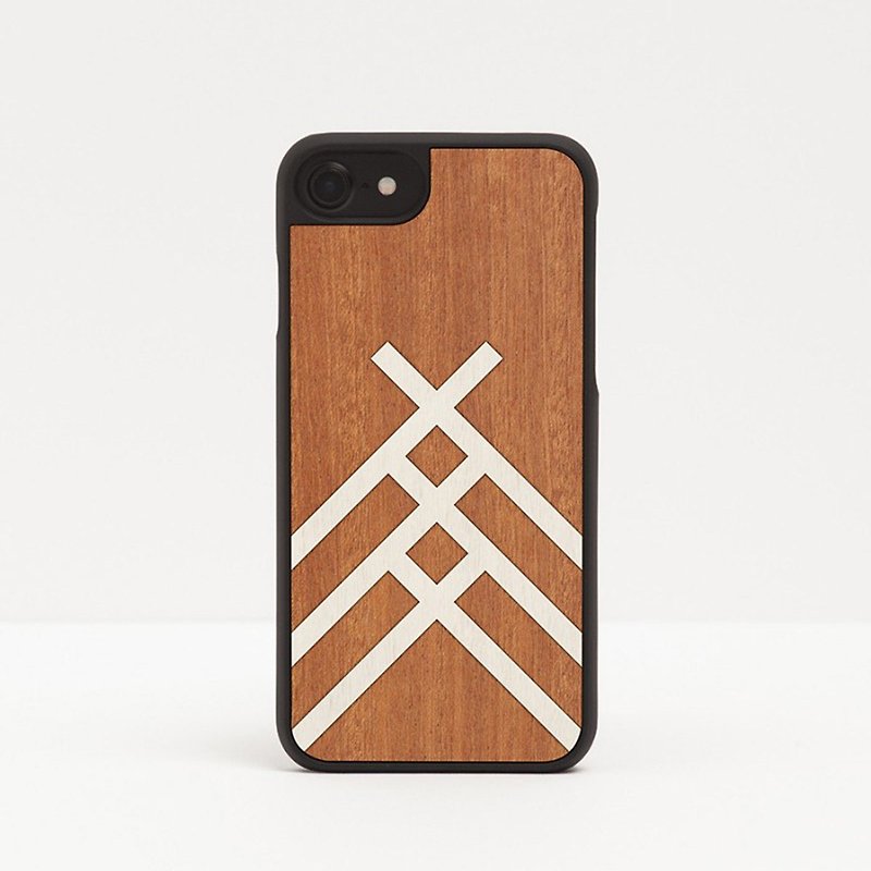 [Pre-order] Log Phone Case / Totem White - iPhone - Phone Cases - Wood Brown