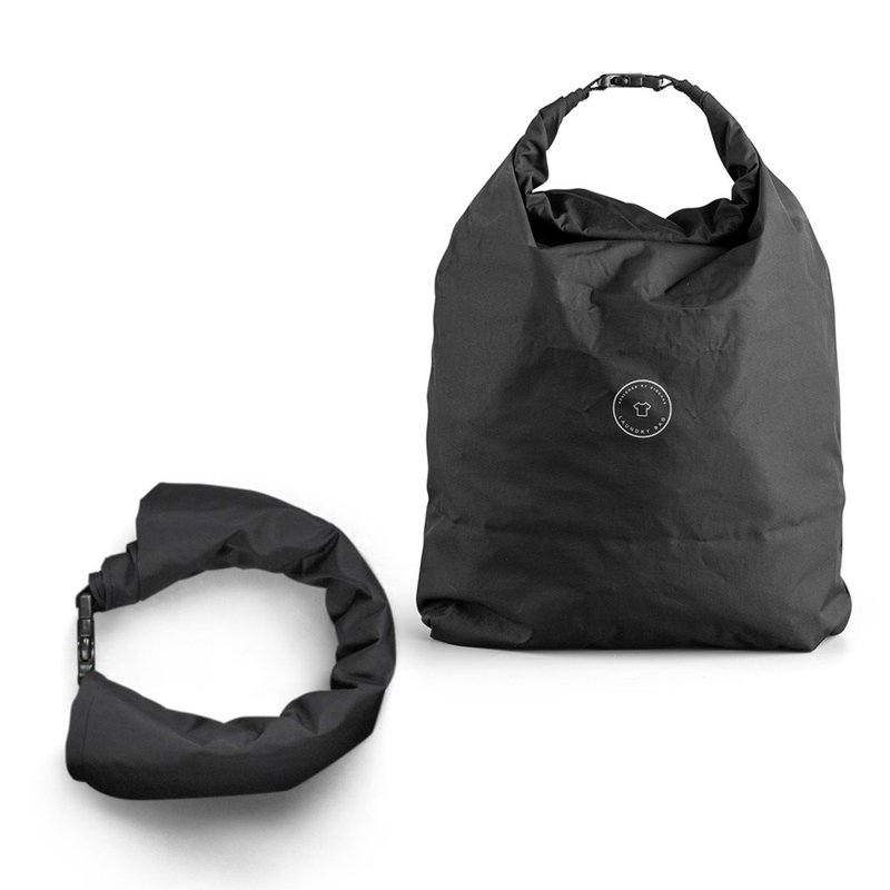 Kincase IPX8 Foldable Portable Waterproof Universal Bag - Drawstring Bags - Polyester Black