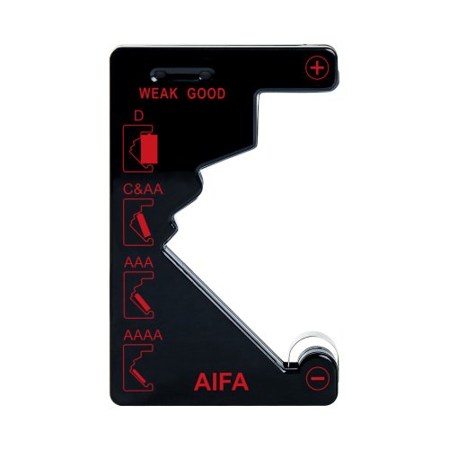 AIFA艾法科技｜臺灣原生的智慧家庭品牌 電池量測器 測量乾電池電量 支援多種乾電池型號【AIFA艾法科技】