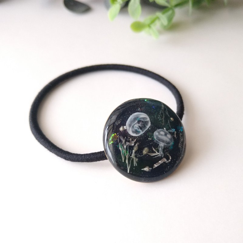 jellyfish hair rubber - เครื่องประดับผม - เรซิน สีน้ำเงิน