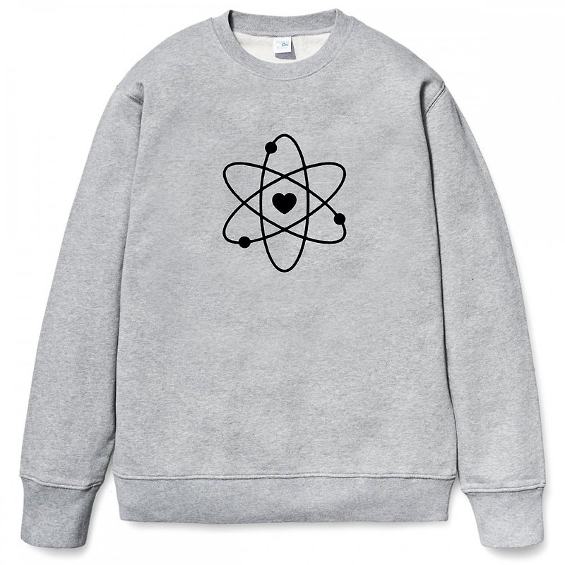 Atom Heart gray sweatshirt - เสื้อยืดผู้ชาย - ผ้าฝ้าย/ผ้าลินิน สีเทา