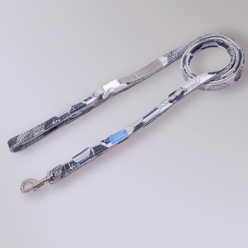 小步飛行犬貓日用良品 2022 SHAPU La 120cm輕量牽繩-黑幾何