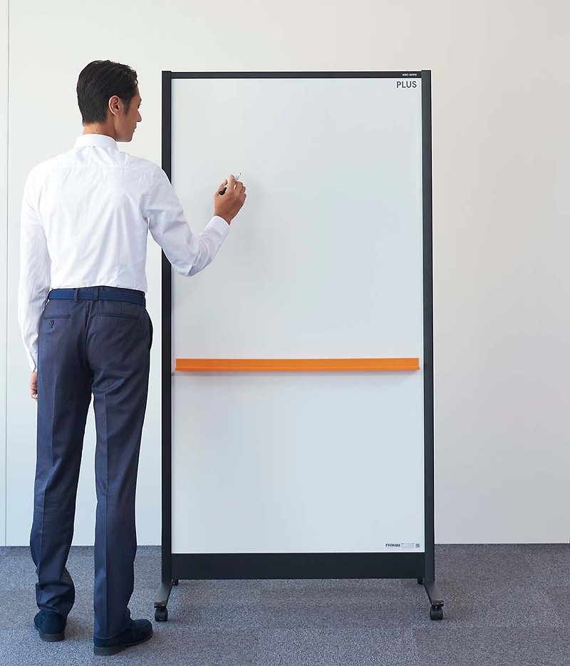 【PLUS】Double-sided mobile screen whiteboard - Other - Other Materials White