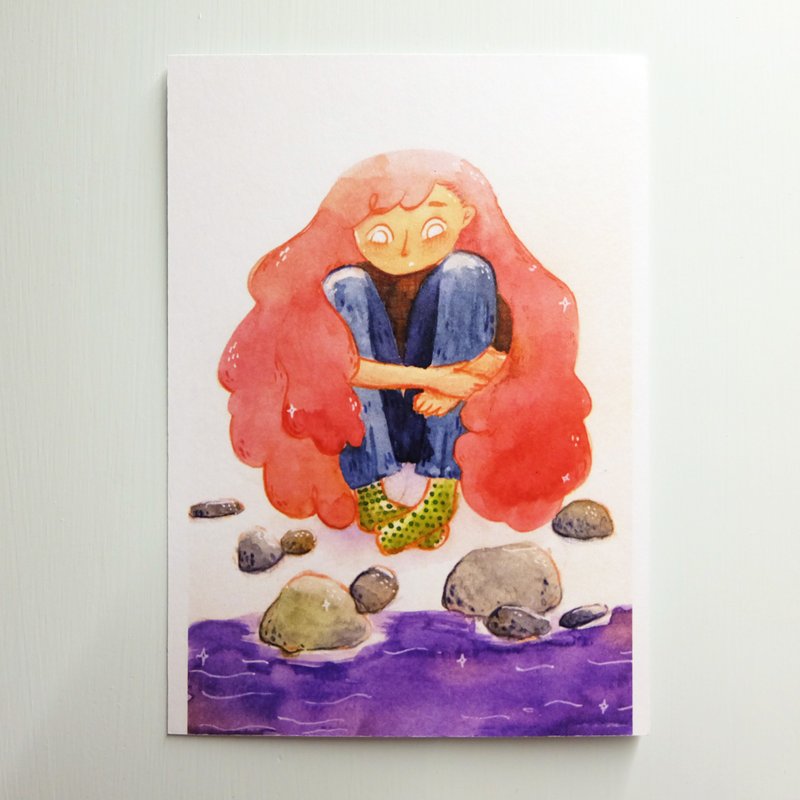 Lost / wongsiudio's postcard - การ์ด/โปสการ์ด - กระดาษ สึชมพู