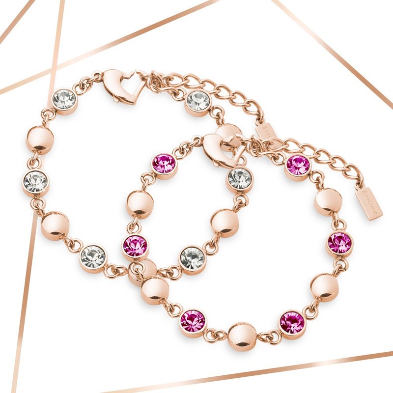 Galaxy Shining Galaxy Germanium Bracelet (Rose Gold) - Bracelets - Other Metals Multicolor