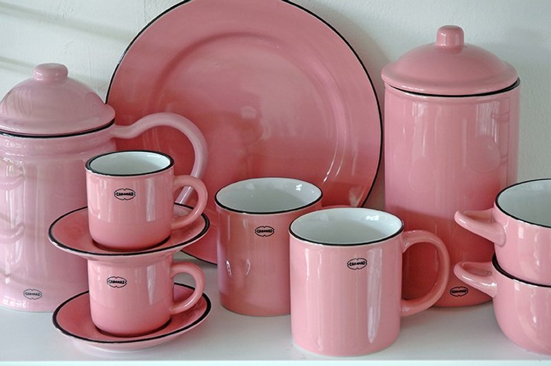 Cabanaz - TEA/COFFEE MUG 茶/咖啡馬克杯 / 淡粉紅色 - 咖啡杯/馬克杯 - 瓷 粉紅色