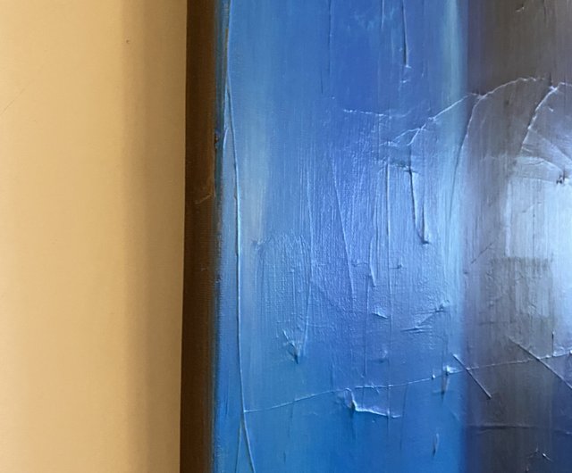 時間と空間の歪み—抽象絵画/家の装飾/吊り下げ絵画 - ショップ nztxi