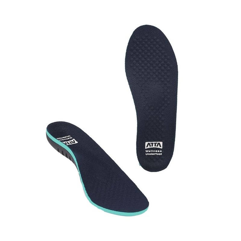 【ATTA】Shock-absorbing and pressure-relieving arch insole-dark blue - Insoles & Accessories - Plastic Blue