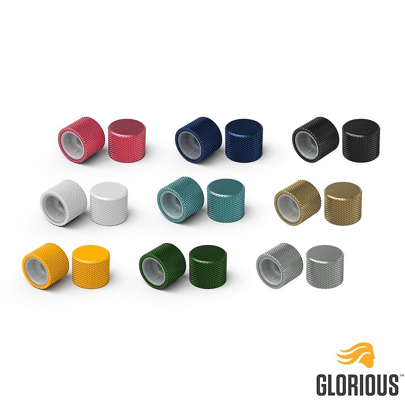 Glorious GMMK Pro 75% 鍵盤專用旋鈕 - 電腦配件 - 其他材質 多色