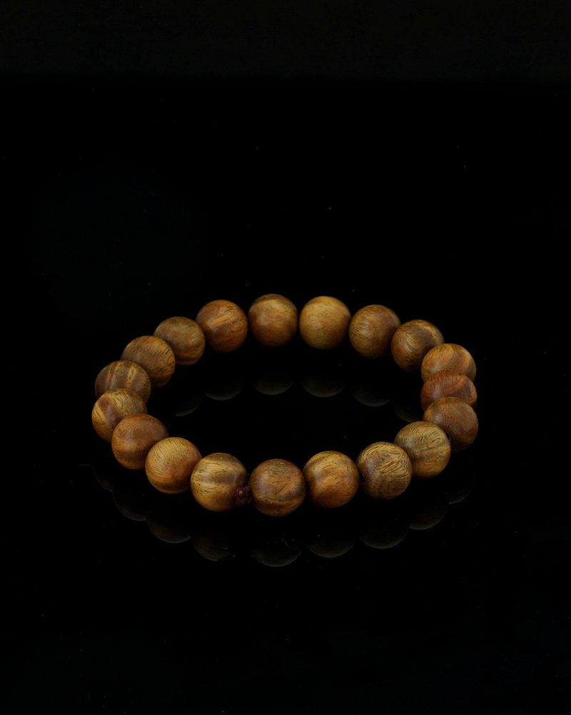 初心者向け 緑檀木珠 10mm ブレスレット - ブレスレット - 木製 