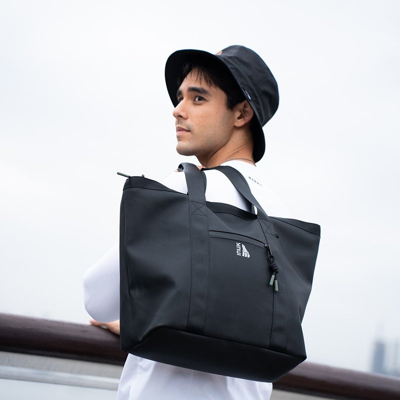 All-around waterproof tote bag | Water_Shed SETON-L Extreme Night Black | Shoulder bag - Handbags & Totes - Polyester Black