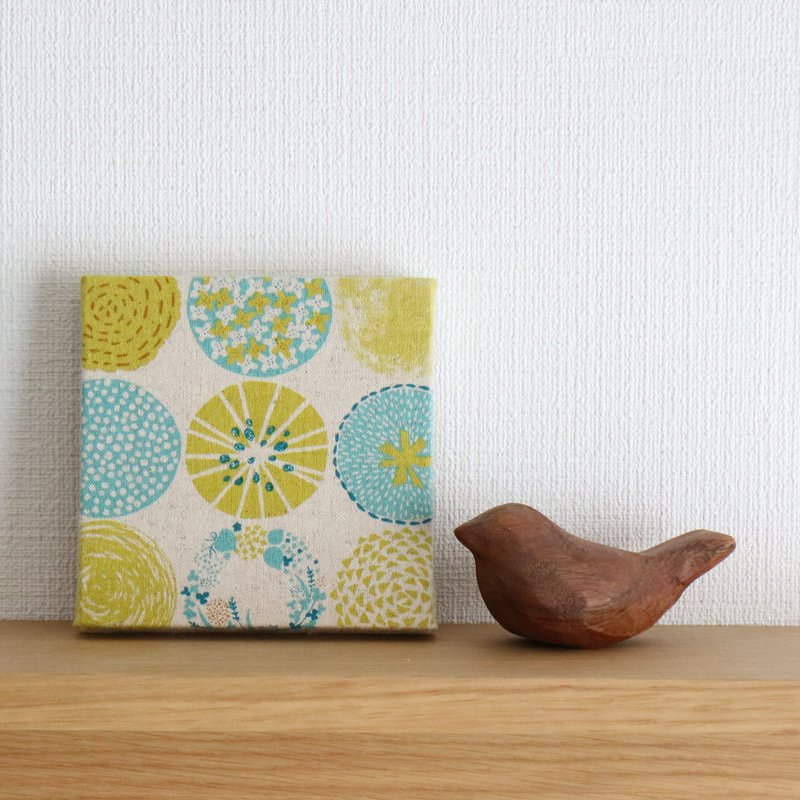 12x12cm ファブリックパネル 【リネンサークル】 - 牆貼/牆身裝飾 - 棉．麻 多色