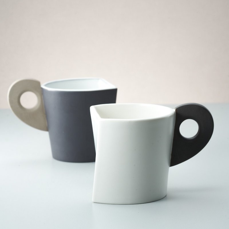 Comma│ Comma - Cup set/coffee cup/mug - Mugs - Porcelain White