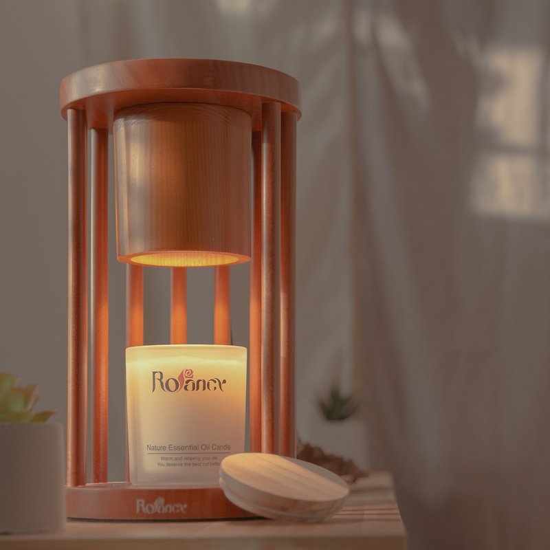 （予約販売）【Rofancy】無垢材の溶けた蝋ランプ - 日本の禅スタイル - 照明・ランプ - 木製 