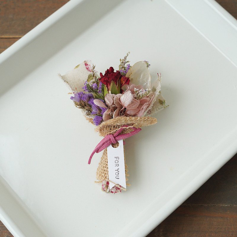 【Bouquet Series】For you small blessing bouquet - ช่อดอกไม้แห้ง - พืช/ดอกไม้ 