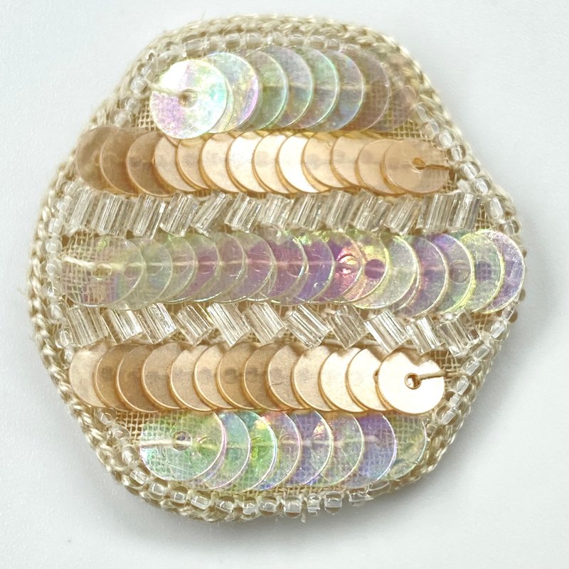ピアス　Honeycomb　クリア　サージカルステンレス - 耳環/耳夾 - 其他材質 粉紅色