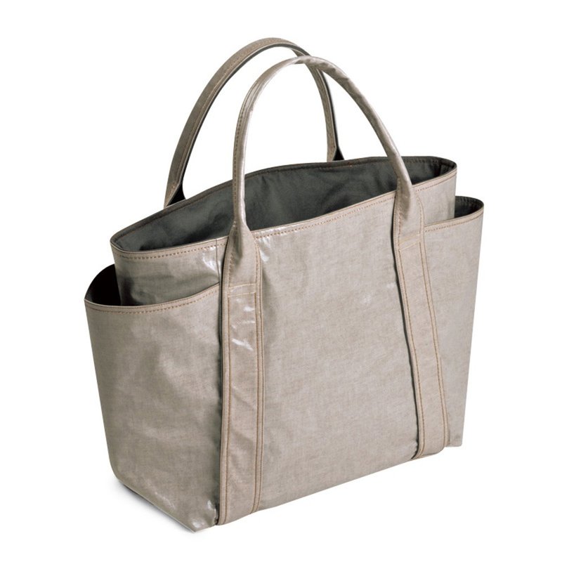 Magnetic buckle-waterproof universal handbag-khaki (small) - Handbags & Totes - Cotton & Hemp Khaki