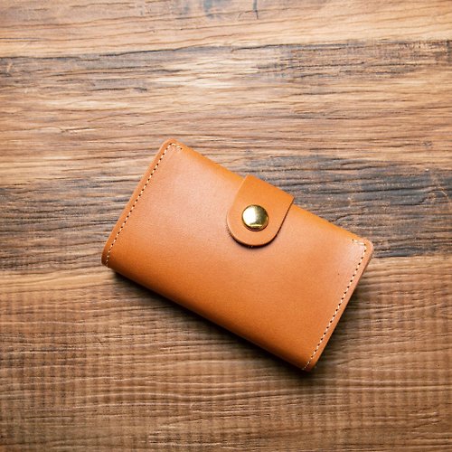 Leather Goods Shop Hallelujah 姫路産 馬革 ヌメ革 コインキャッチャー コインケース 財布 手もみ シュリンク加工 日本製 made in japan 名入れ Camel