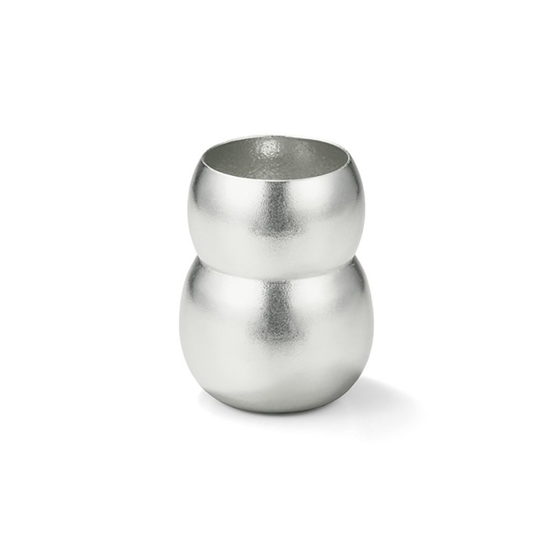 双圓啤酒杯 - 酒杯/酒器 - 貴金屬 銀色