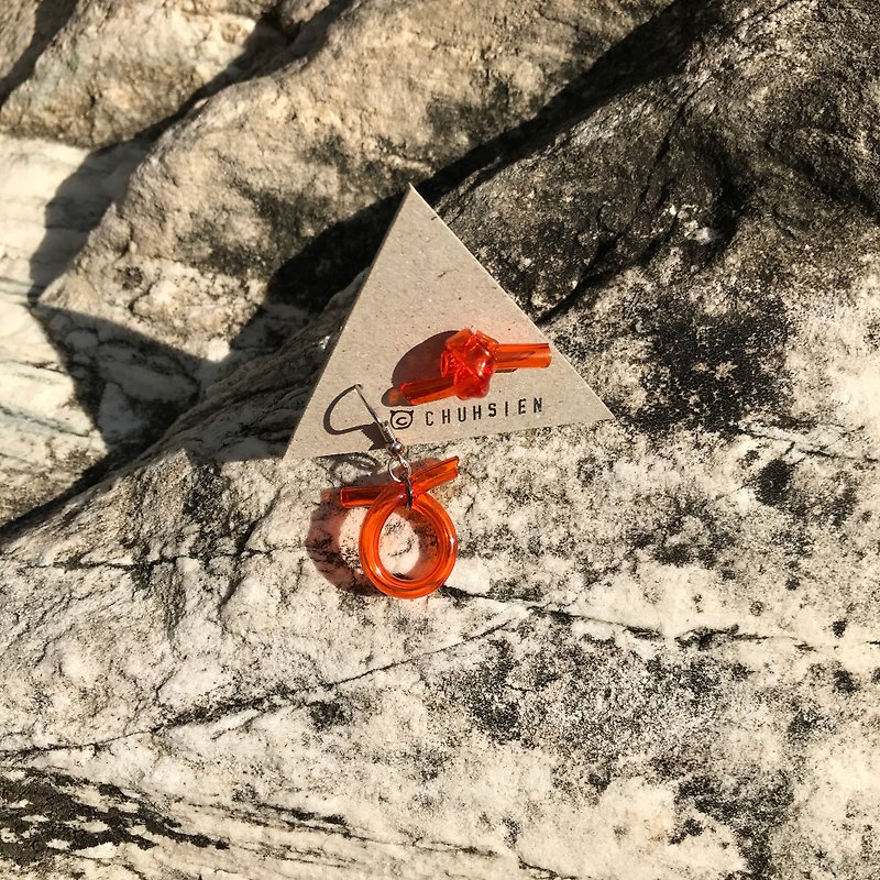 Earrings - Earrings & Clip-ons - Waterproof Material Orange