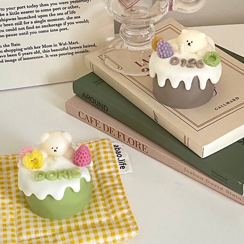 Chubby Candle Lab 【蛋糕系列】 2吋 迷你動物蛋糕蠟燭 生日禮物