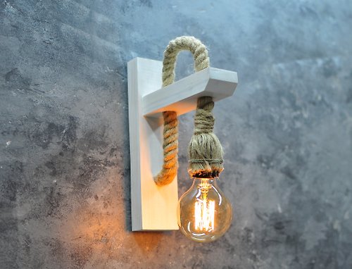 WOODPRESENTS Wall lamp Wooden lamp Wall sconce lighting Edison lamp Minimalist lamp