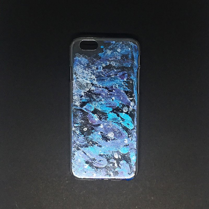 Acrylic 手繪抽象藝術手機殼 | iPhone 6/6s |  Lavender Dance - 手機殼/手機套 - 壓克力 紫色