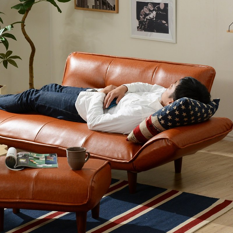 雙人沙發A01加長型(2P)【日本和樂の音色】 獨立筒沙發 五段調節 - 椅子/沙發 - 其他材質 綠色