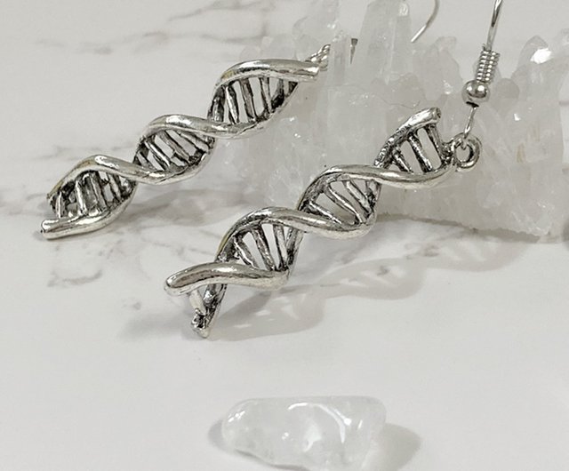 Dna double hot sale helix earrings