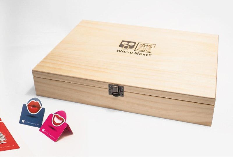 Horror Poke Music _ Wooden Box Collection Limited (K song Happy Edition) Combination Edition Game / Party / Help / Table Tour / Birthday / Celebration - Wood, Bamboo & Paper - Wood Multicolor