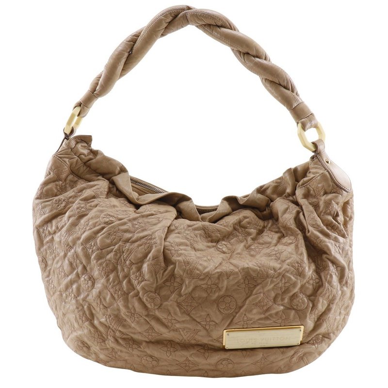 【日本直送】ルイ・ヴィトン LOUIS VUITTON ニンブスGM ショルダーバッグ モノグラムオランプ M95423 ラムスキン ベージュ【中古】 - 側背包/斜背包 - 真皮 咖啡色