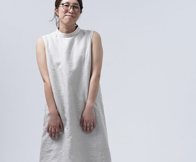 wafu. 肌がえらぶ リネンインナーワンピース リネンインナー】肌がえらぶ リネン メンズ 半袖トップス