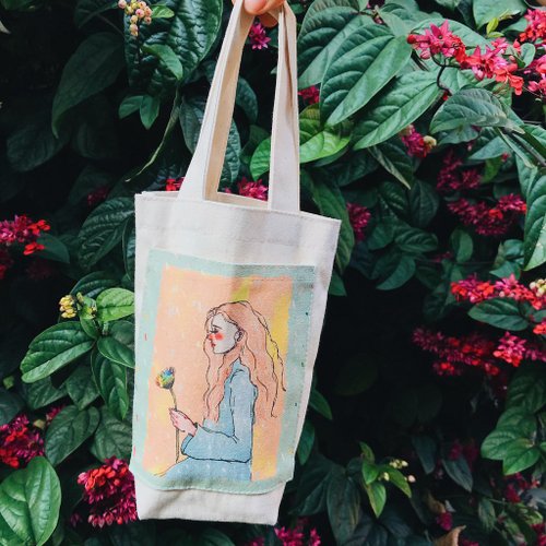 Blooming eco-friendly beverage bag