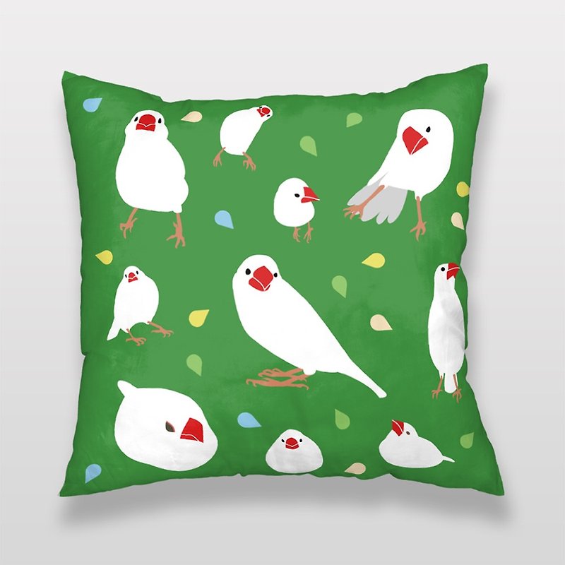 Wenbird Matcha Dafu Pillow - Pillows & Cushions - Cotton & Hemp Green