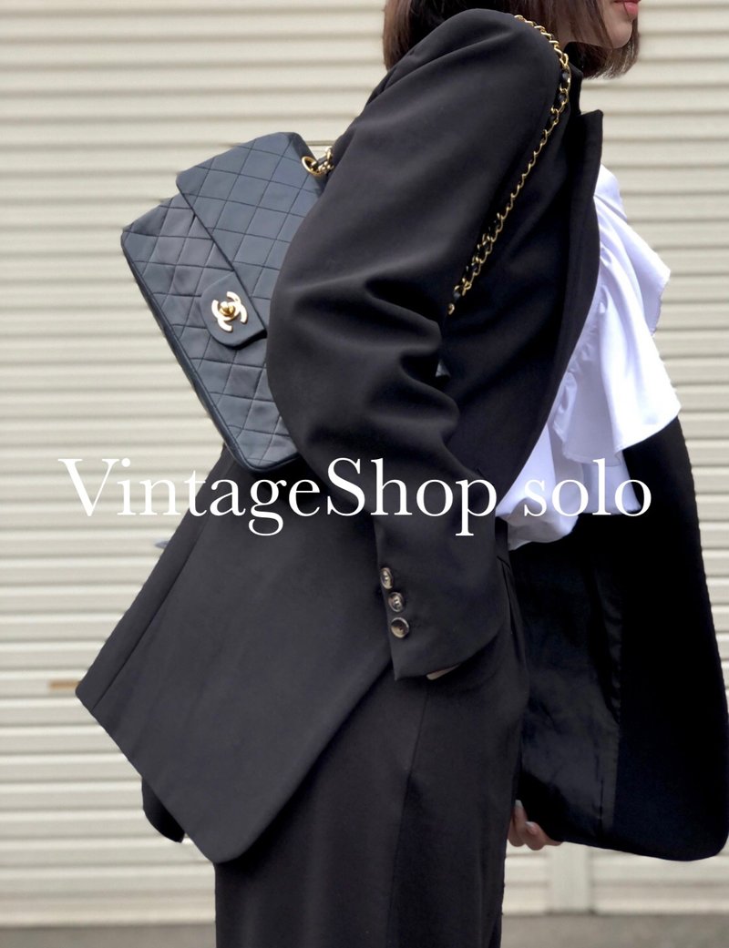 【 日本直送　名牌中古包 】　CHANEL マトラッセ ラムスキン チェーン ショルダーバッグ ブラック vintage 72dn4p - 側背包/斜孭袋 - 真皮 黑色