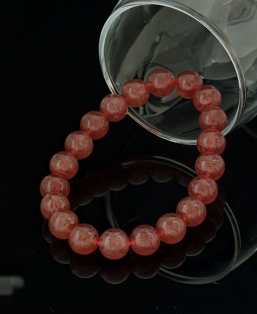 HK-Accessories 紅草莓晶 10.3mm 手鍊 (Strawberry Quartz 10.3mm Bracelet)
