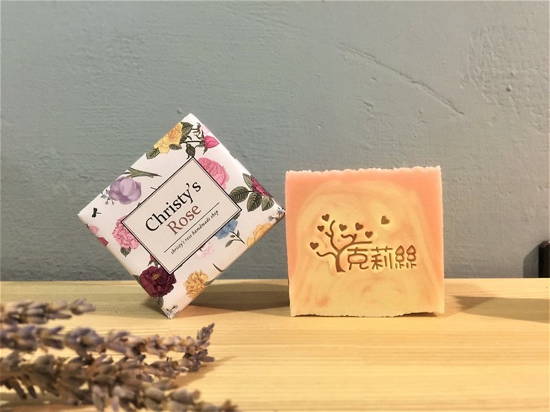 Rose Olive Soap Cold Handmade Soap Dry/Neutral Skin Apply - Body Wash - Other Materials Red