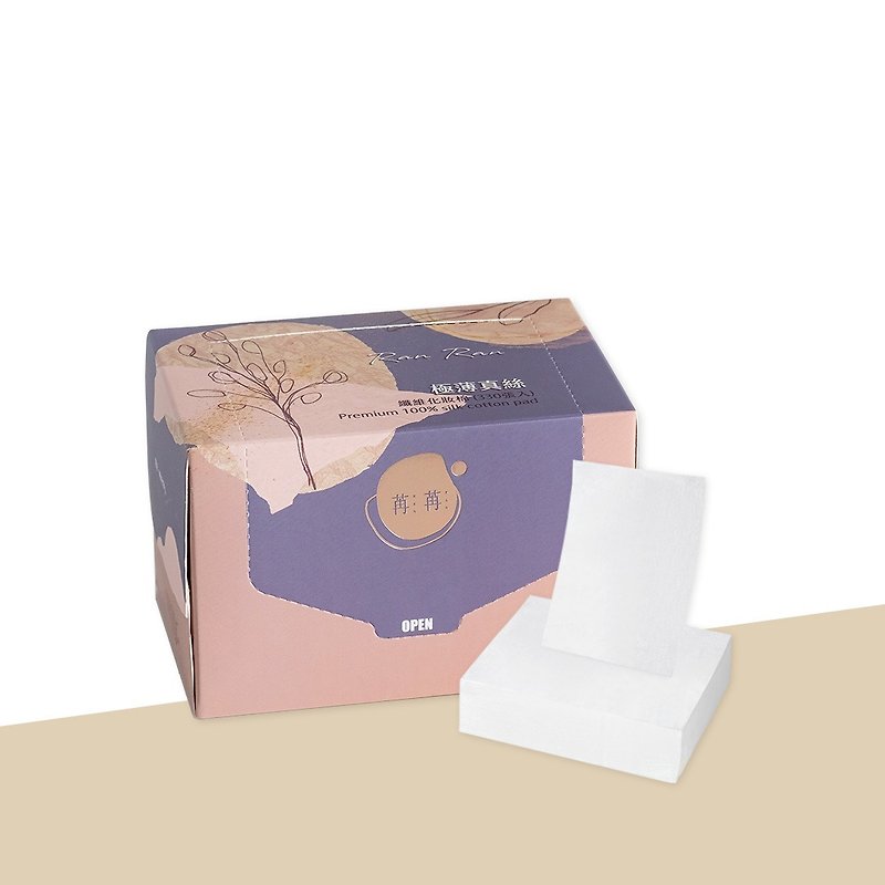 Ultra-thin silk fiber cotton pads (box/330 pieces) - Facial Massage & Cleansing Tools - Other Materials 