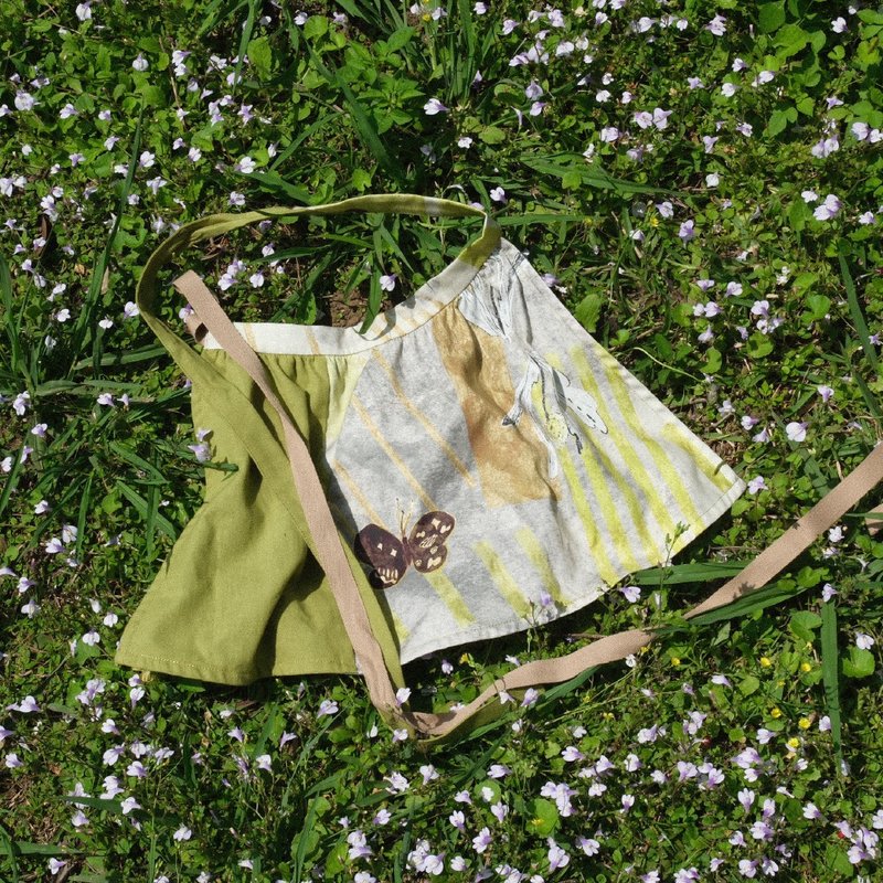 Pocket Skirt | Monthly Tour - Messenger Bags & Sling Bags - Cotton & Hemp Yellow