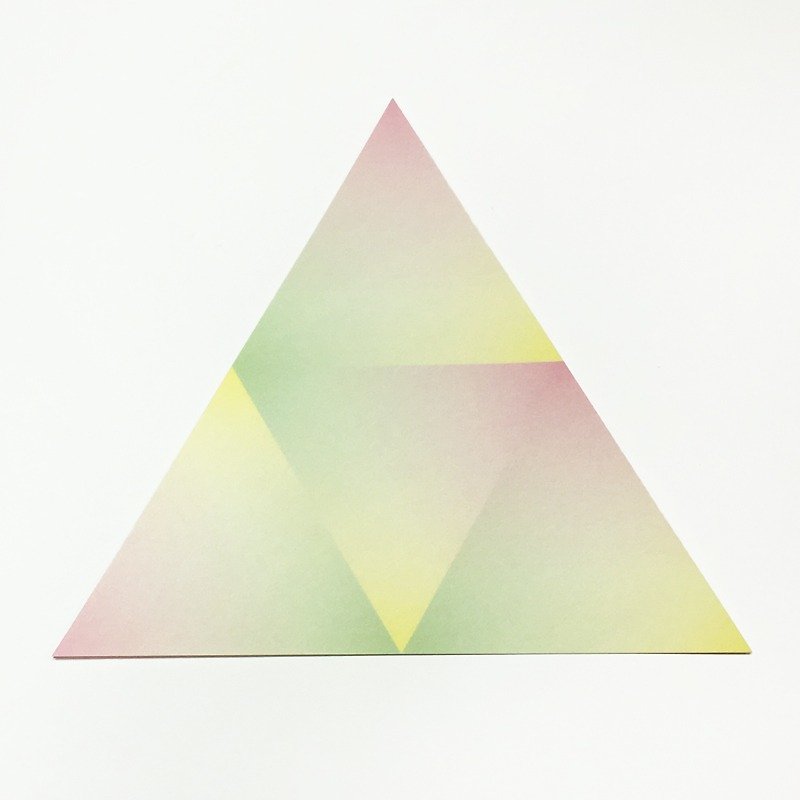 Japan KAMOI mt CASA sheet triangle and paper stickers [gradient layer (MT03WST001)] - ตกแต่งผนัง - กระดาษ หลากหลายสี