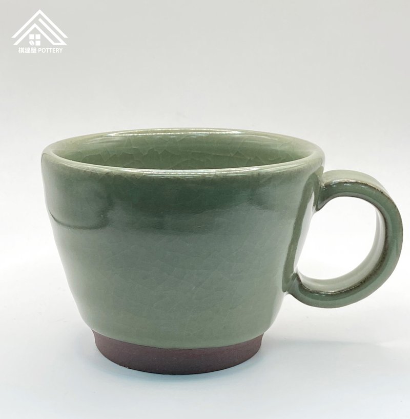 Celadon Glazed Small Mug - แก้ว - ดินเผา สีเขียว