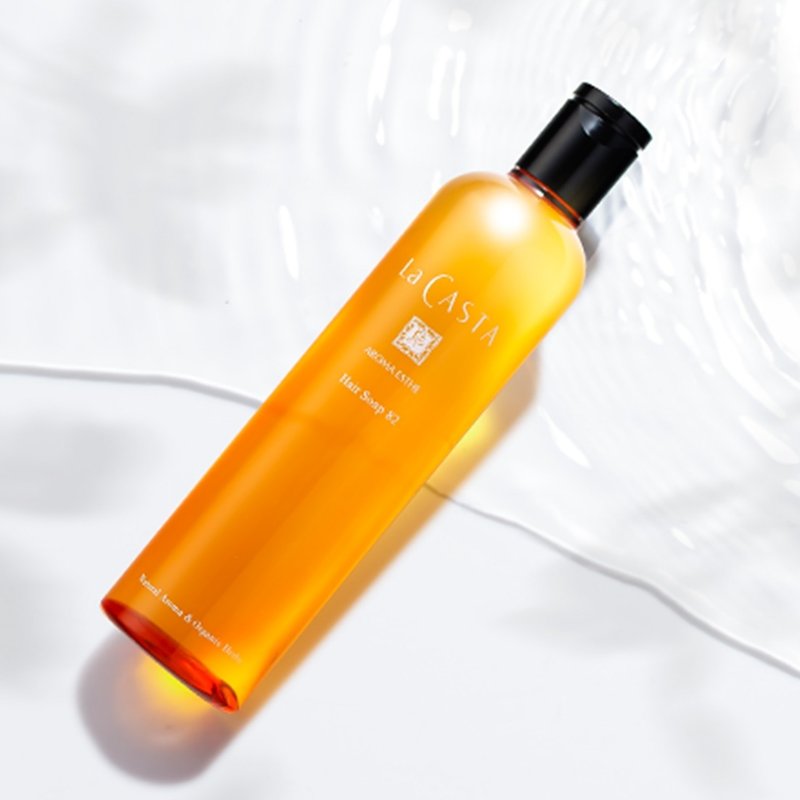 [Balanced Oil Control] Salon Grade Essential Oil Shampoo 300ml #82 Made in Japan with a cool summer feel - Shampoos - Other Materials Orange