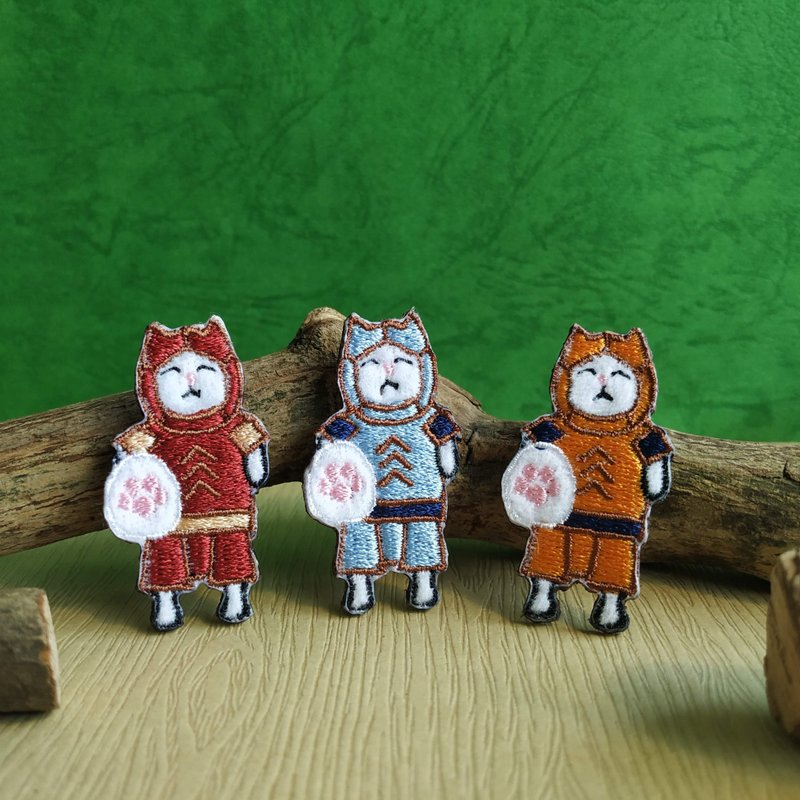 別針-日本 盾兵 6色選擇 - 徽章/別針 - 繡線 紅色