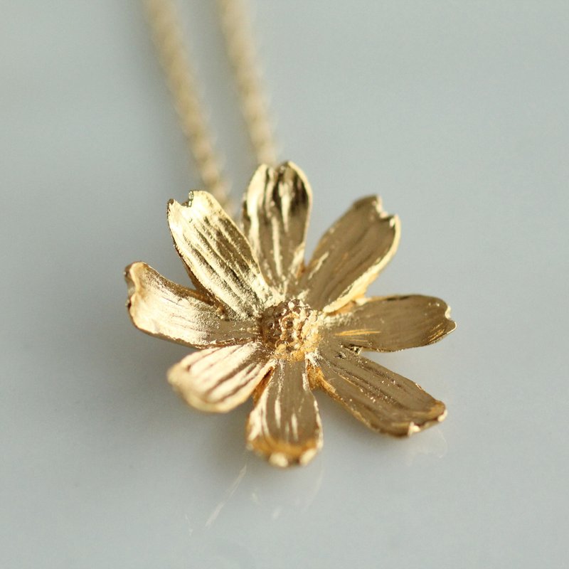 Cosmos necklace - Necklaces - Sterling Silver Gold